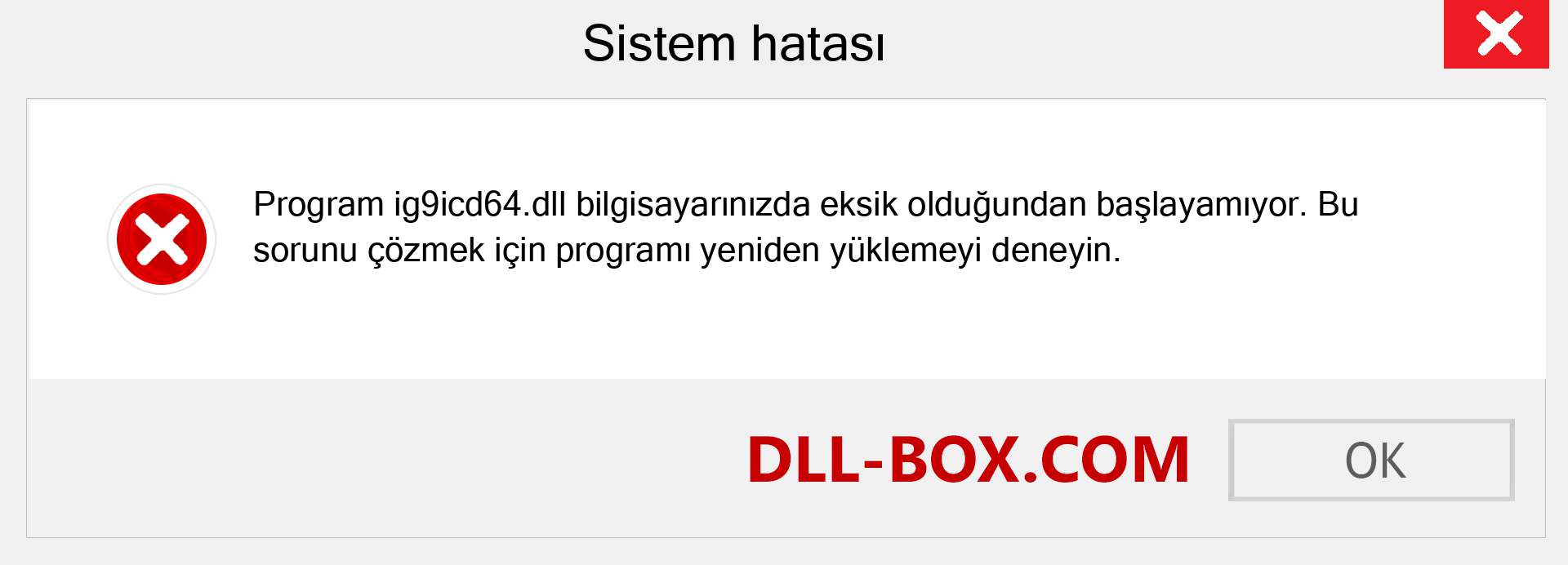 ig9icd64.dll dosyası eksik mi? Windows 7, 8, 10 için İndirin - Windows'ta ig9icd64 dll Eksik Hatasını Düzeltin, fotoğraflar, resimler